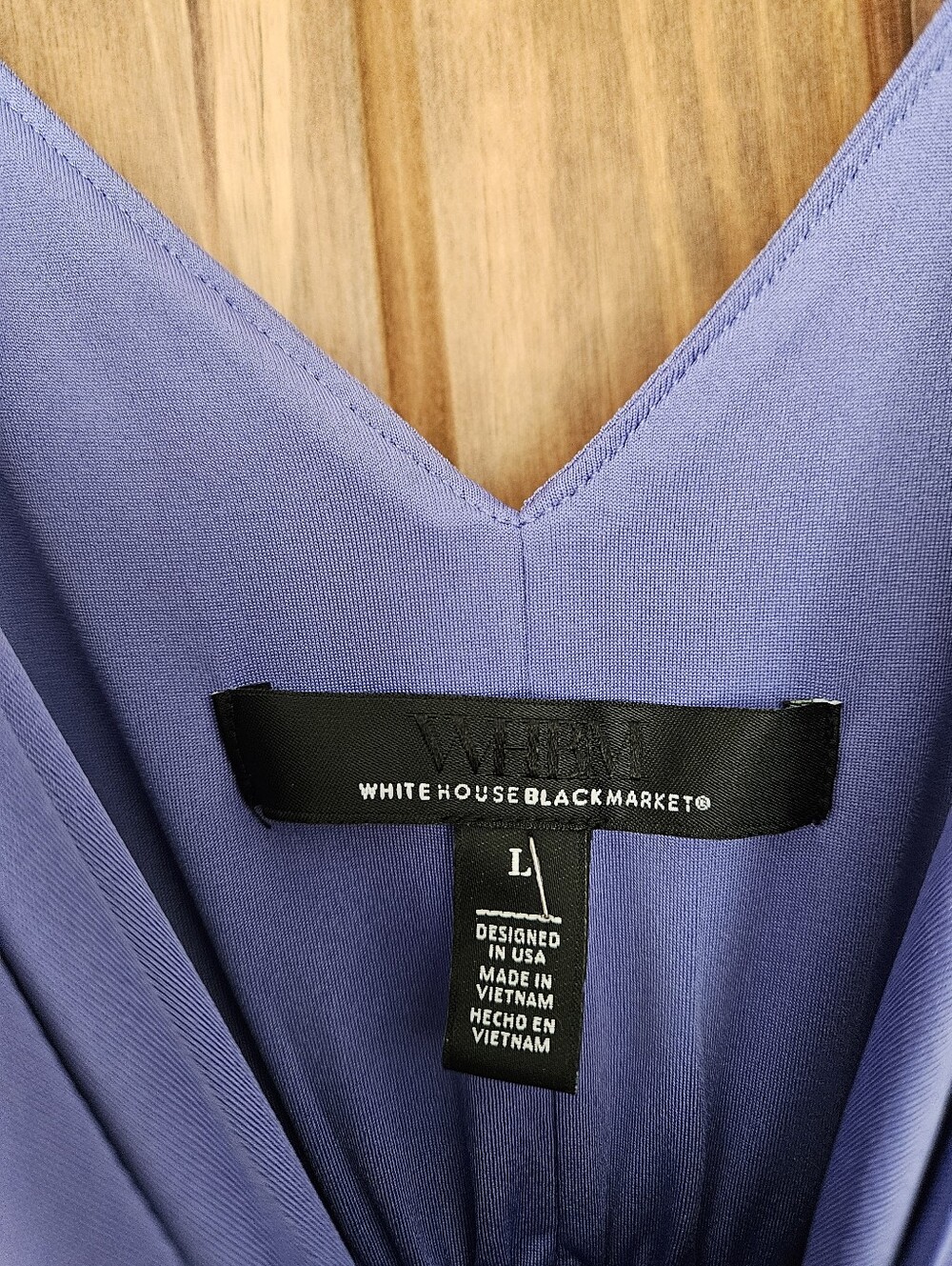 Periwinkle Blue sleeveless maxi dress by White House Black Market - Picture 7 of 7
